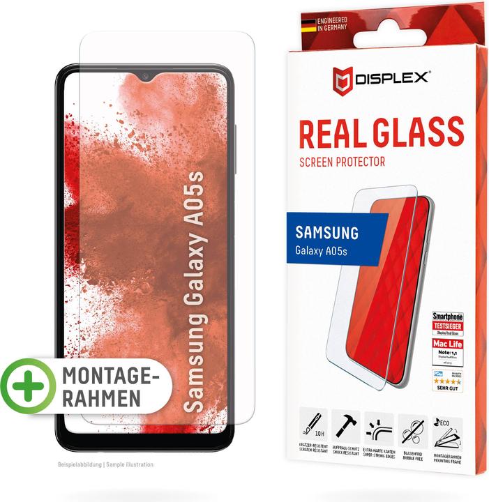 Displex Real Glass, 2D Panzerglas (1 Stück, Samsung Galaxy A05s)