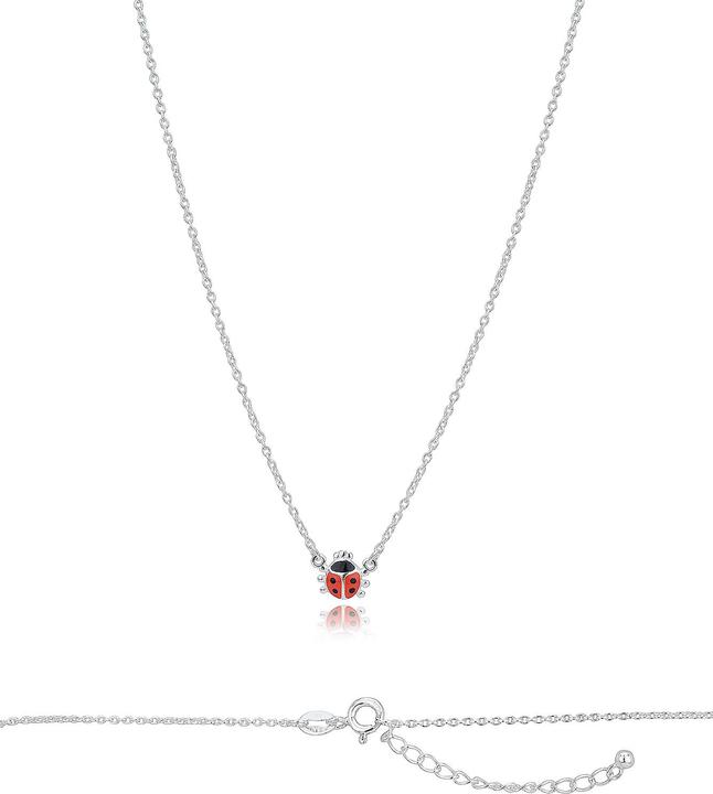 Leyda Marienkäfer Kids Schmuck (38 cm, Emaille, Silber 925)