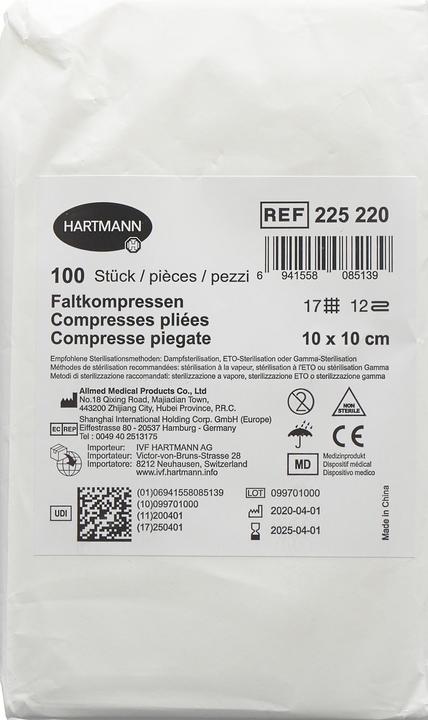 Immagine prodotto IVF Hartmann Faltkompresse Typ 17 10x10cm 12 fach