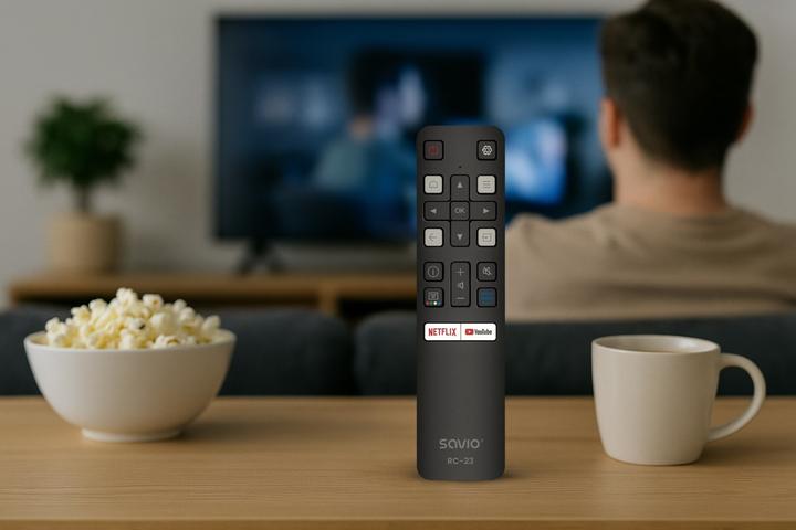 Produktbild Savio RC-23 Universelle / Ersatz-Fernbedienung für TCL-Fernseher (Universal Fernbedienung, Infrarot)