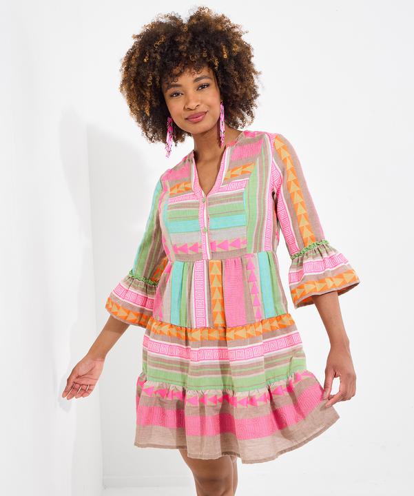 Produktbild Joe Browns Boho Jacquard Flared Sleeve Tunic Mini Dress