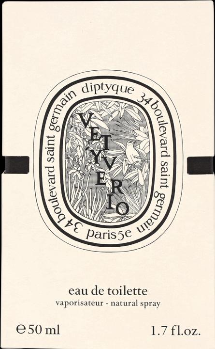 Actual product image Diptyque Vetyverio Edt Spray (Eau de toilette, 50 ml)