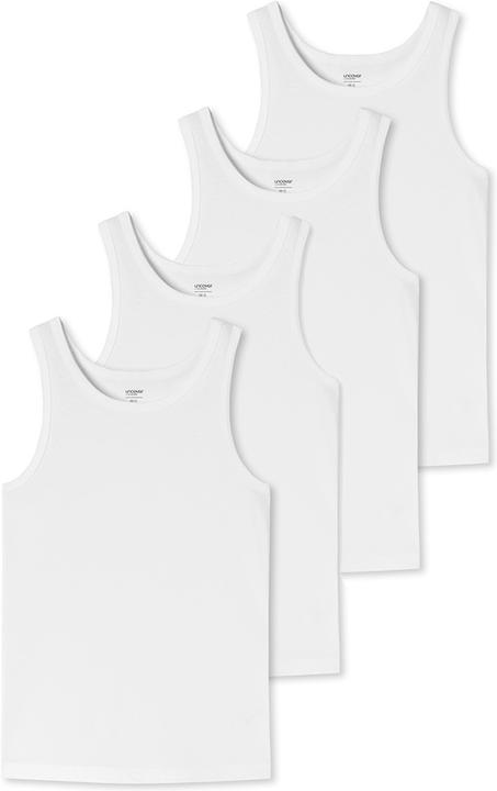 Actual product image Uncover by Schiesser 4 Pack Basic Undershirt / Tanktop (S)