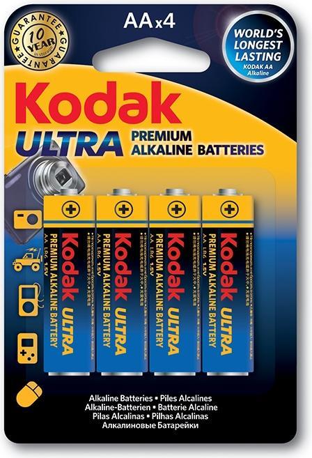 Immagine prodotto Kodak Ultra Premium Batteria monouso AA alcalina - Batteria (4 pz., AA)