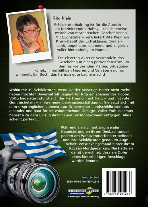Produktbild Buchstaben-Tiere. Ein Schildkröten-Krimi (Deutsch, Rita Klein, 2021)