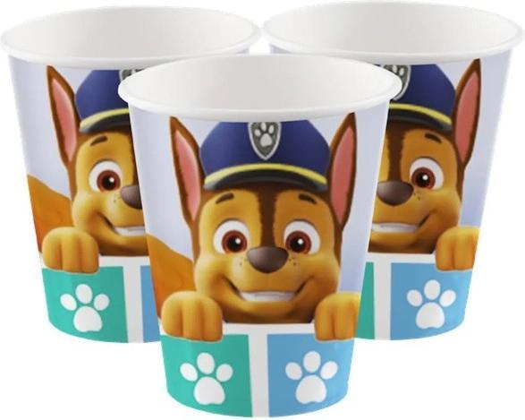 Haza Witbaard 8 Becher Paw Patrol 2022 Papier 250 ml (8 x)