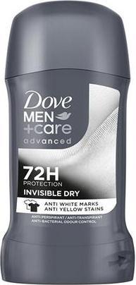 Dove Solid Antiperspirant Men Care Advanced Invisible Dry - 50 Ml (Stick, 50 ml)