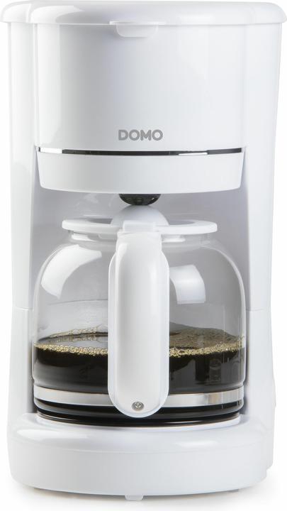 Image du produit Domo CAFETIÈRE BLANCHE DO730K 900W 1,5L 12 TASSES PORTE-FILTRE AMOVIBLE ARRÊT AUTOMATIQUE