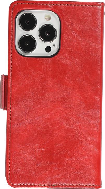 Image du produit PhoneLook Etui cuir Flip Wallet en cuir véritable avec stripe design et compartiment à cartes (Apple iPhone 13 Pro Max)