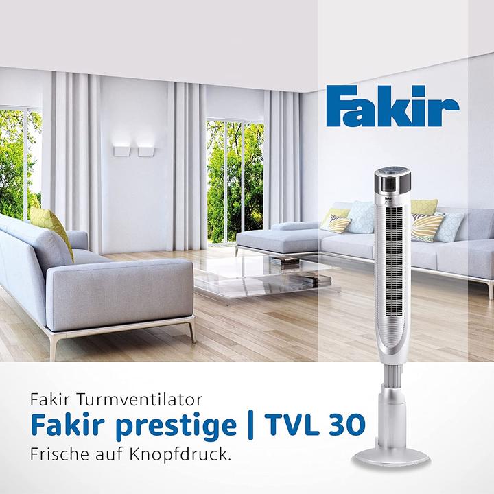 Immagine prodotto Fakir Ventilatore a torre TVL 30 argento