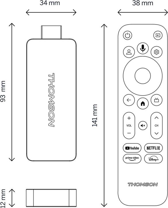 Image du produit Thomson 140G (8 Go, Android 12)