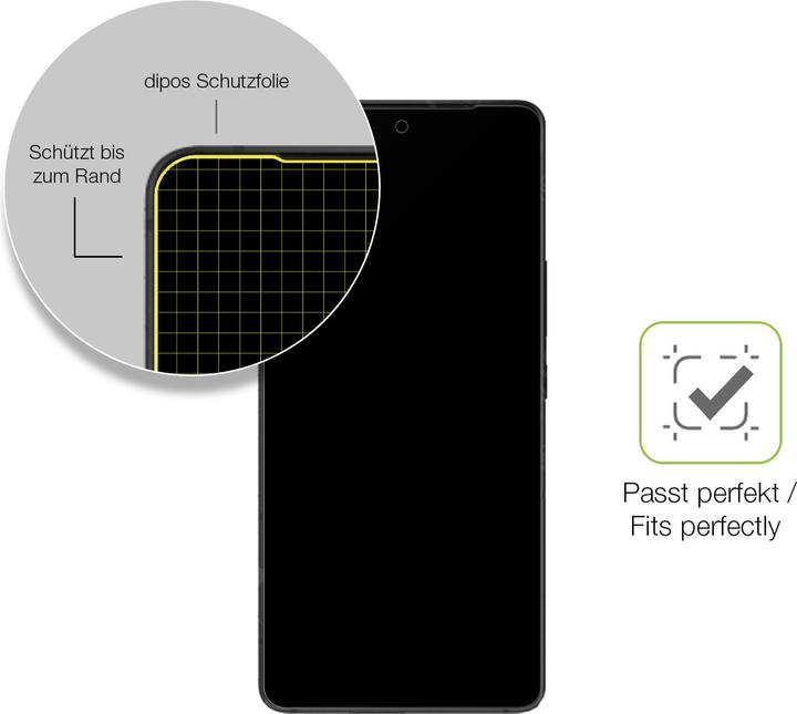 Actual product image Dipos Full Cover Screen Protector Matte (1 Piece, ASUS ROG Phone 9 Pro)