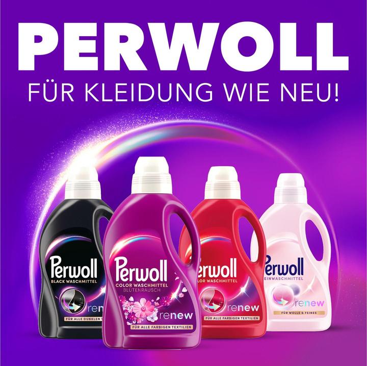 Produktbild Perwoll Renew Flüssig Color Blütenrausch (52 Waschgänge, Flüssigwaschmittel)