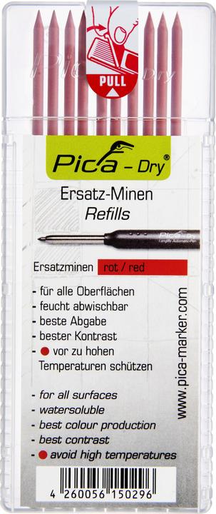 Image du produit Pica Ersatzminen (Recharger, Rouge, 2.80 mm)