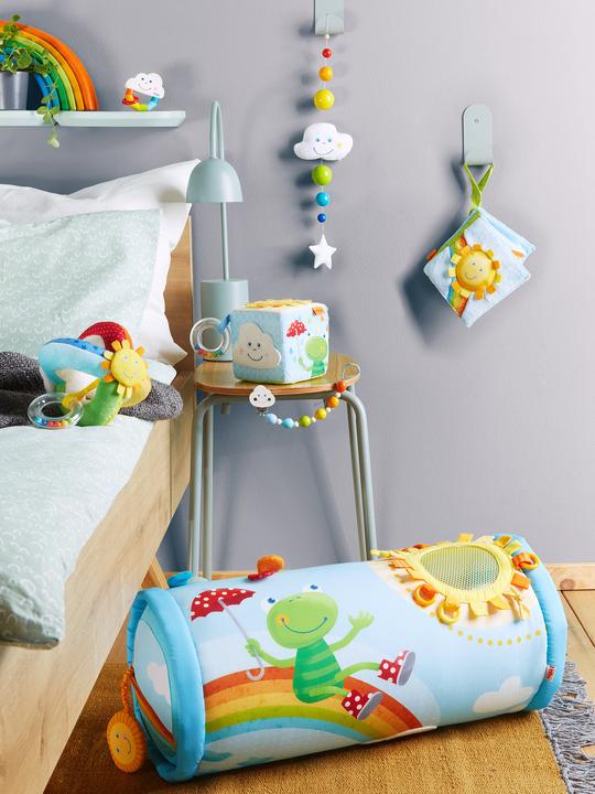 Produktbild Haba Krabbelrolle Regenbogenwelt (Deutsch, Französisch, Italienisch, Englisch)