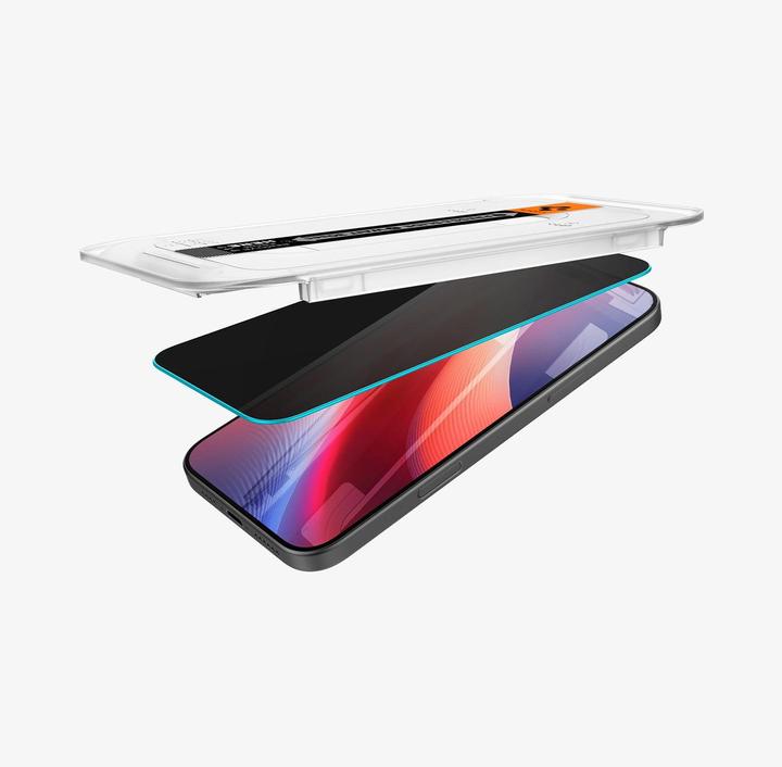 Produktbild Spigen Glas.Tr "Ez Fit" 2er-Pack fürfür iPhone 16 Pro Max 6,3" Privatsphäre (2 Stück, Apple iPhone 16 Pro Max)
