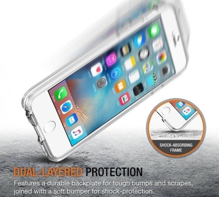 Produktbild Screenguard Apple iPhone 6S Plus Crystal Clear Anti-Shock Gummi Hülle (Apple iPhone 6s Plus)