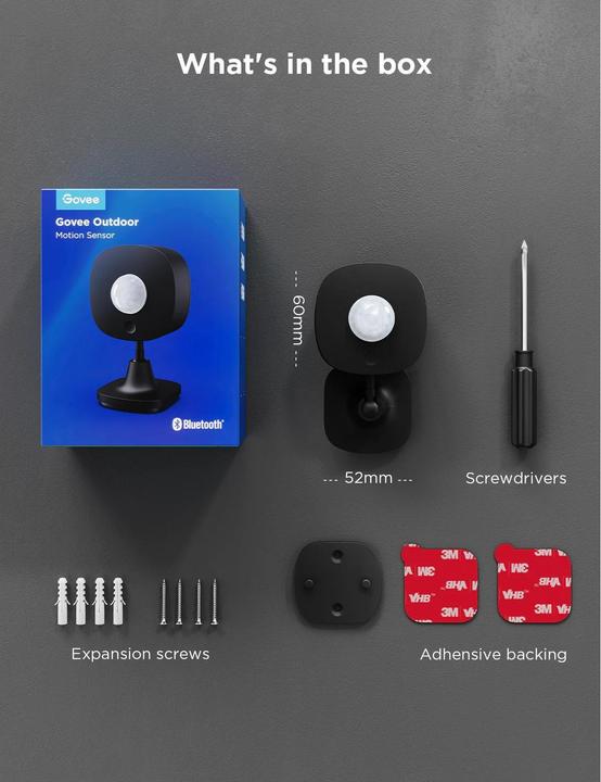 Actual product image Govee Outdoor Motion Sensor (8 m)