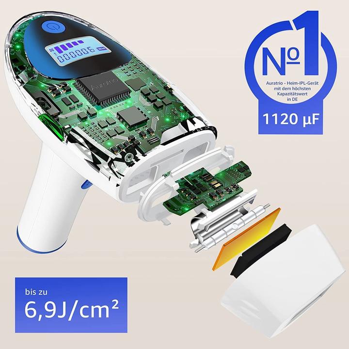 Produktbild Auratrio T3s IPL Haarentferner, 800.000 Blitze
