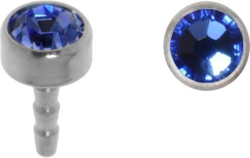 Actual product image Bijouteria internal piercing (Titanium, Crystal)