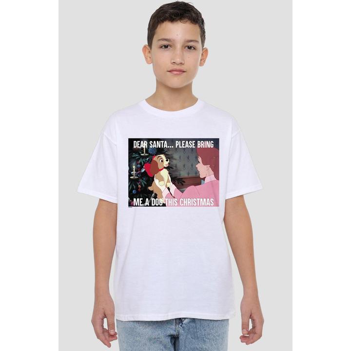 Immagine prodotto Disney Dog For Christmas Maglietta Bambini (140)