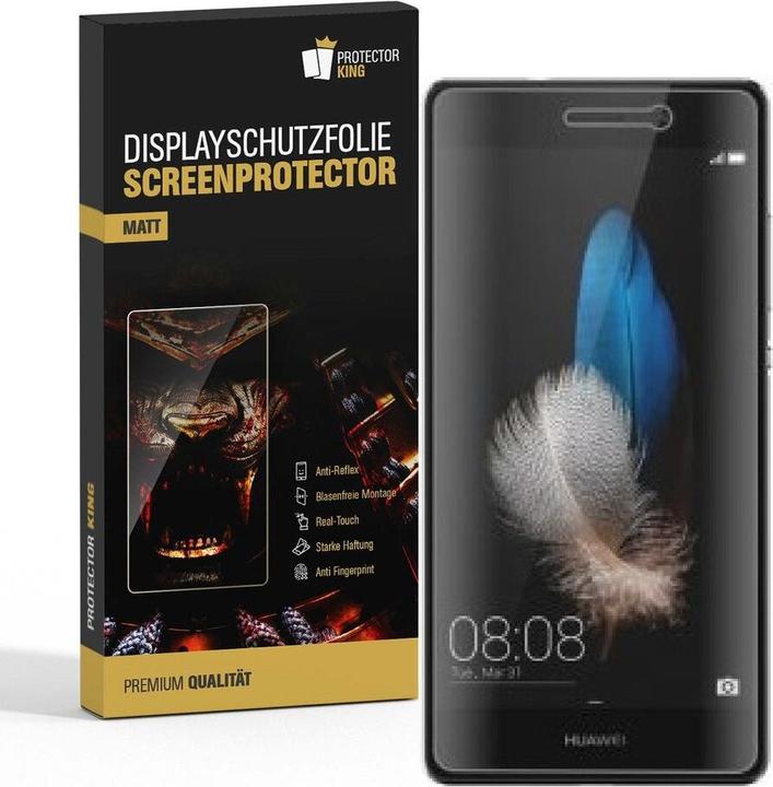 Produktbild Protectorking 1x echtes Tempered 9H Panzerhartglas 3D KLAR (1 Stück, Huawei P8)