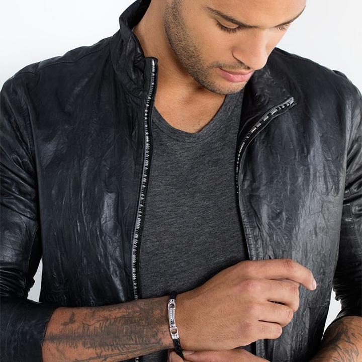 Immagine prodotto Thomas Sabo Bracciale (22 cm, Argento, Cuoio)