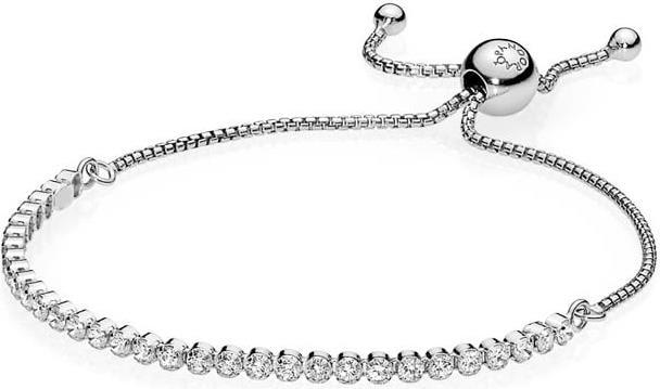 Pandora Armband Funkelndes Band (23 cm, Silber)