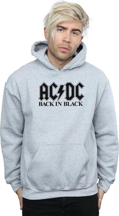 Produktbild AC/DC Back in Black Logo Kapuzenpullover (L)