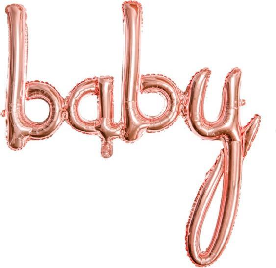 Produktbild Partydeco Baby Ballon in Rose Gold (1 x)