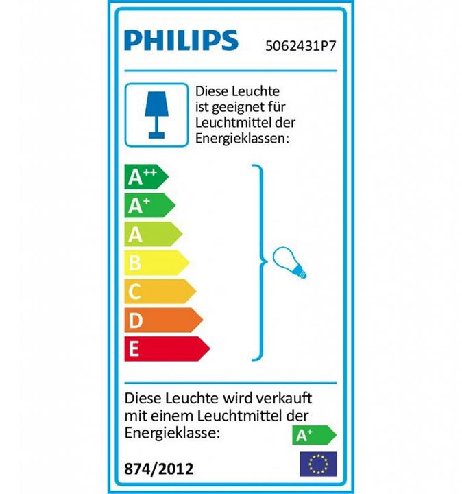 Energy Label Philips Hue Argenta Base BT (1400 lm, GU10)