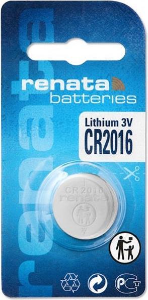 Produktbild Renata CR2016 (1 Stk., CR2016, 90 mAh)