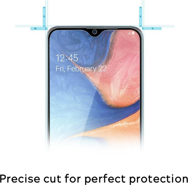 Actual product image Nalia (2-pack) Protective glass (1 Piece, Samsung Galaxy A20e)