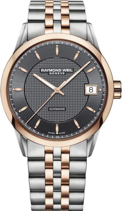 Raymond Weil Freelancer Automatic Grey Dial Men's Watch (Analogue wristwatch, 42 mm)