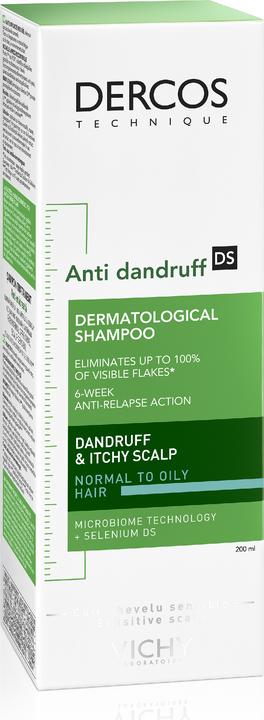 Actual product image Vichy Dercos Anti-Schuppen Shampoo für normale bis fettige Kopfhaut (200 ml, Liquid shampoo)