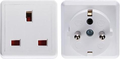 Actual product image Martin-Kaiser Schuko plug/commonwealth socket 146 white