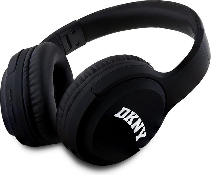 Actual product image DKNY PU Leather Arch Logo Bluetooth Stereo Headphone Black (30 h, Wireless)