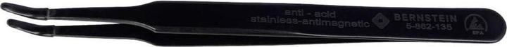 Actual product image Bernstein 5-862-135 ESD-Pinzette 2ac Flach-rund gebogen 30° 125 mm
