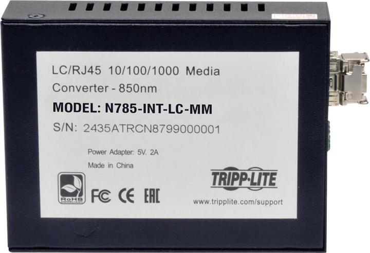 Immagine prodotto Eaton Convertitore multimediale da fibra multimodale Gigabit a Ethernet 10/100/1000 LC International Pow