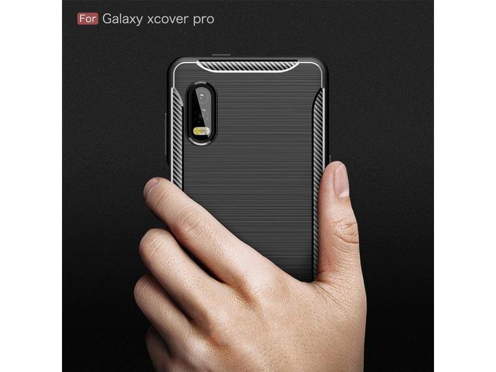 Immagine prodotto Screenguard Samsung Galaxy XCover Pro Cover Carbon Brushed Soft TPU (Samsung Galaxy Xcover Pro)
