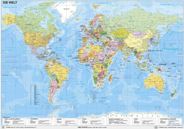 Image du produit Bottes:Carte du monde politique