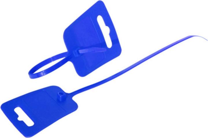 Shiverpeaks S/CONN maximum connectivity cable ties 4.8 x 250mm, Euro hole and labelling field, blue RAL 5005 - (250 mm, 100 pcs.)