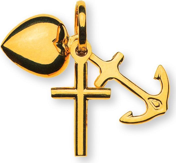 Wassner AnhÃ¤nger Glaube Liebe Hoffnung Gelbgold 18K (Gold 750)