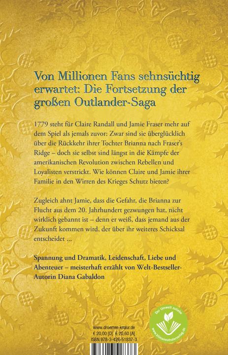 Produktbild Outlander - Das Schwärmen von tausend Bienen (Deutsch, Barbara Schnell, Diana Gabaldon, 2022)