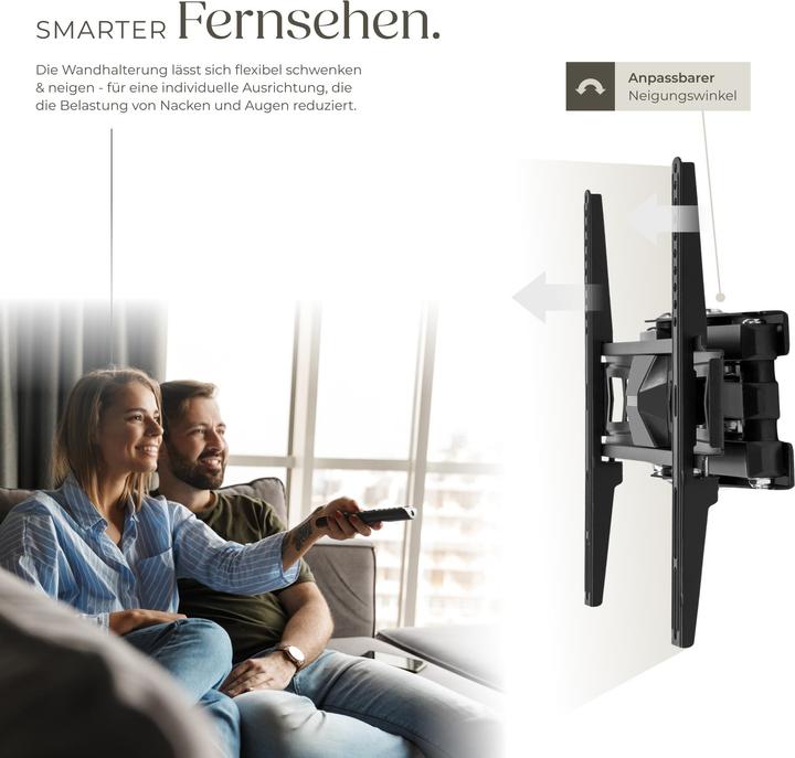 Actual product image tectake TV wall mount (Wall, 55", 60 kg)