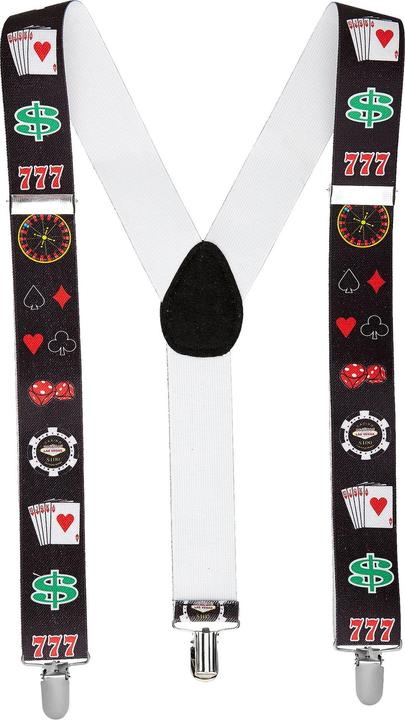 Produktbild Widmann Verstellbare Hosenträger mit Klammern Poker Motive (One Size)