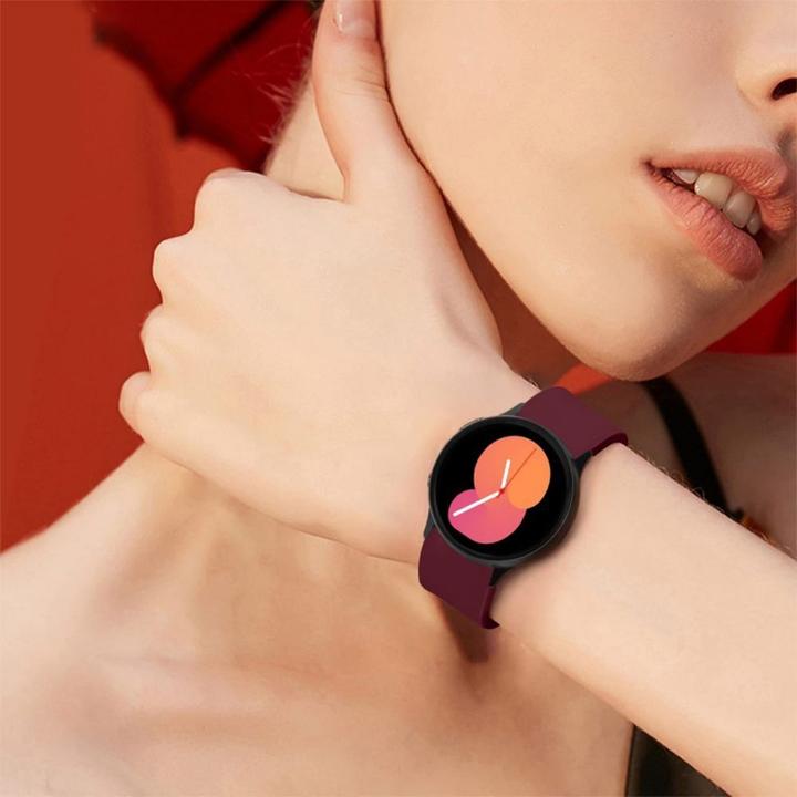 Produktbild Tech-Protect Smartwatch Samsung Galaxy Watch 4 Armband, rosa Farbe (TPU-Gummi)
