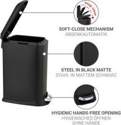 Produktbild Wenko Treteimer Design Easy-Close (12 l)