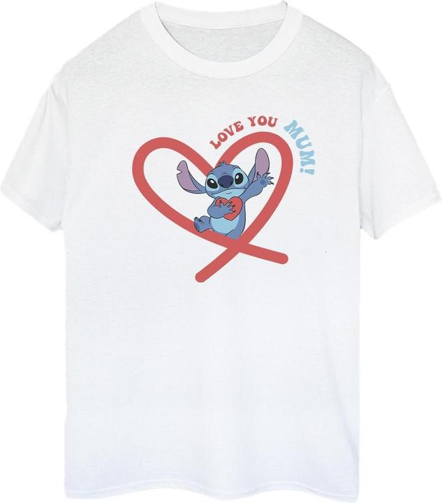 Disney Lilo & Stitch Love You Mum TShirt (S)