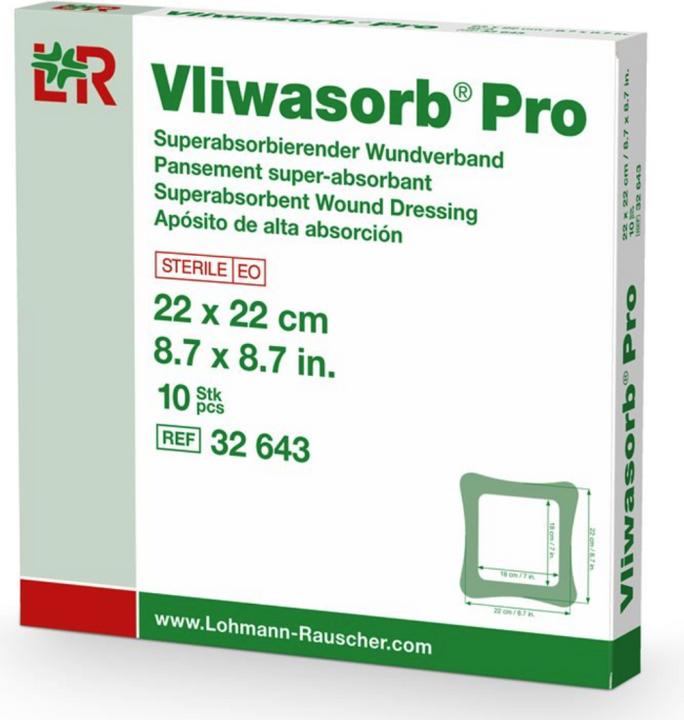 Lohmann & Rauscher Pro Superabsorbierender Wundverband 22x22cm (10 x)